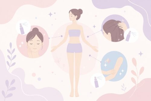顔・体・頭皮など全身に使えるミスト
