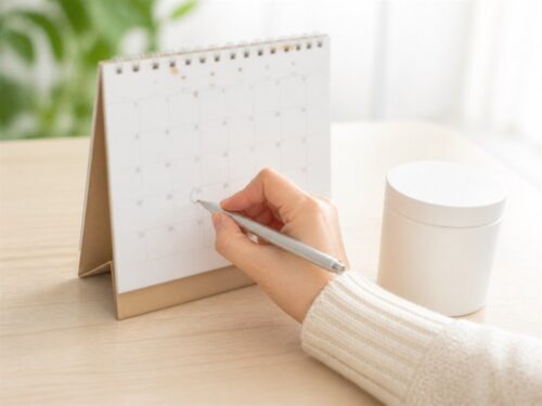 予定を書き留めて安心する